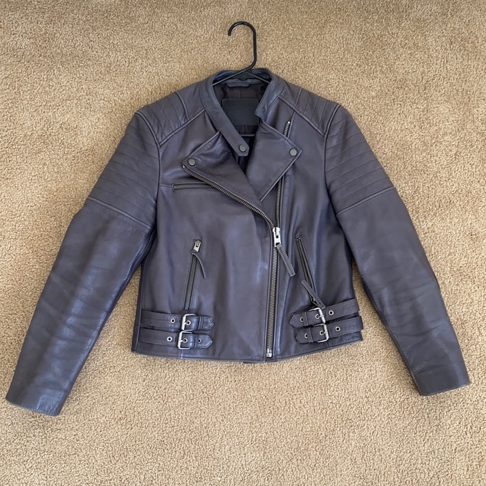 AllSaints Leather Moto Jacket